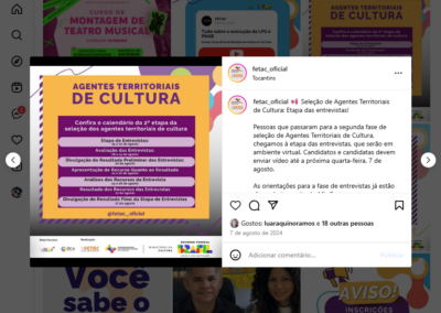 AGENTES 4 - Comitê de Cultura do Tocantins