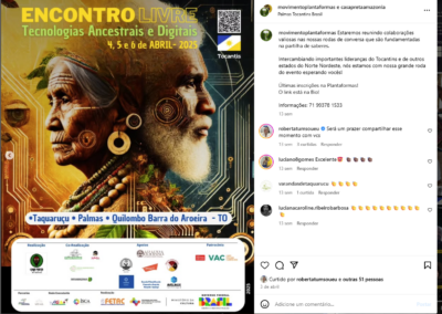 Encontro de Tecnologias Ancestrais Digitais