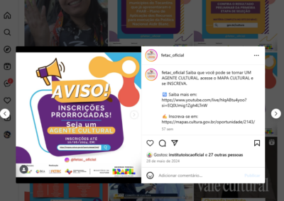 EDITAL AGENTES 2 - Comitê de Cultura do Tocantins