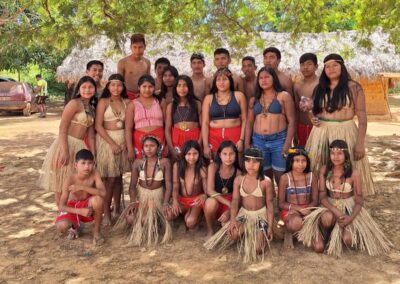 Evento cultural na Aldeia Xerente Riozinho